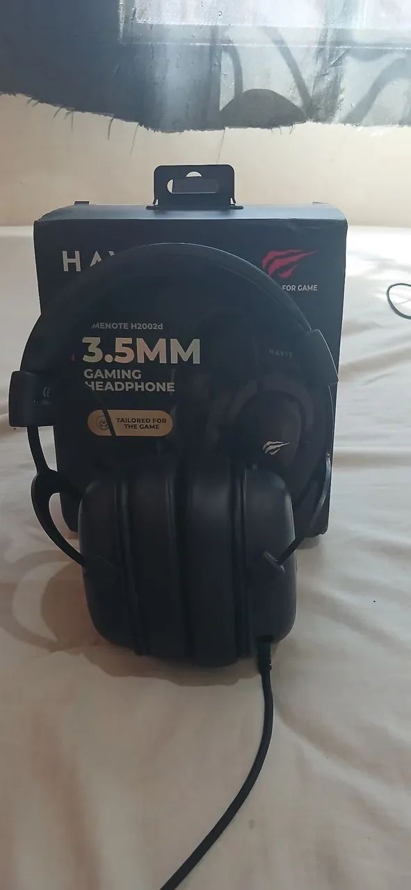 Fone gamer havvit preto  - Foto 4