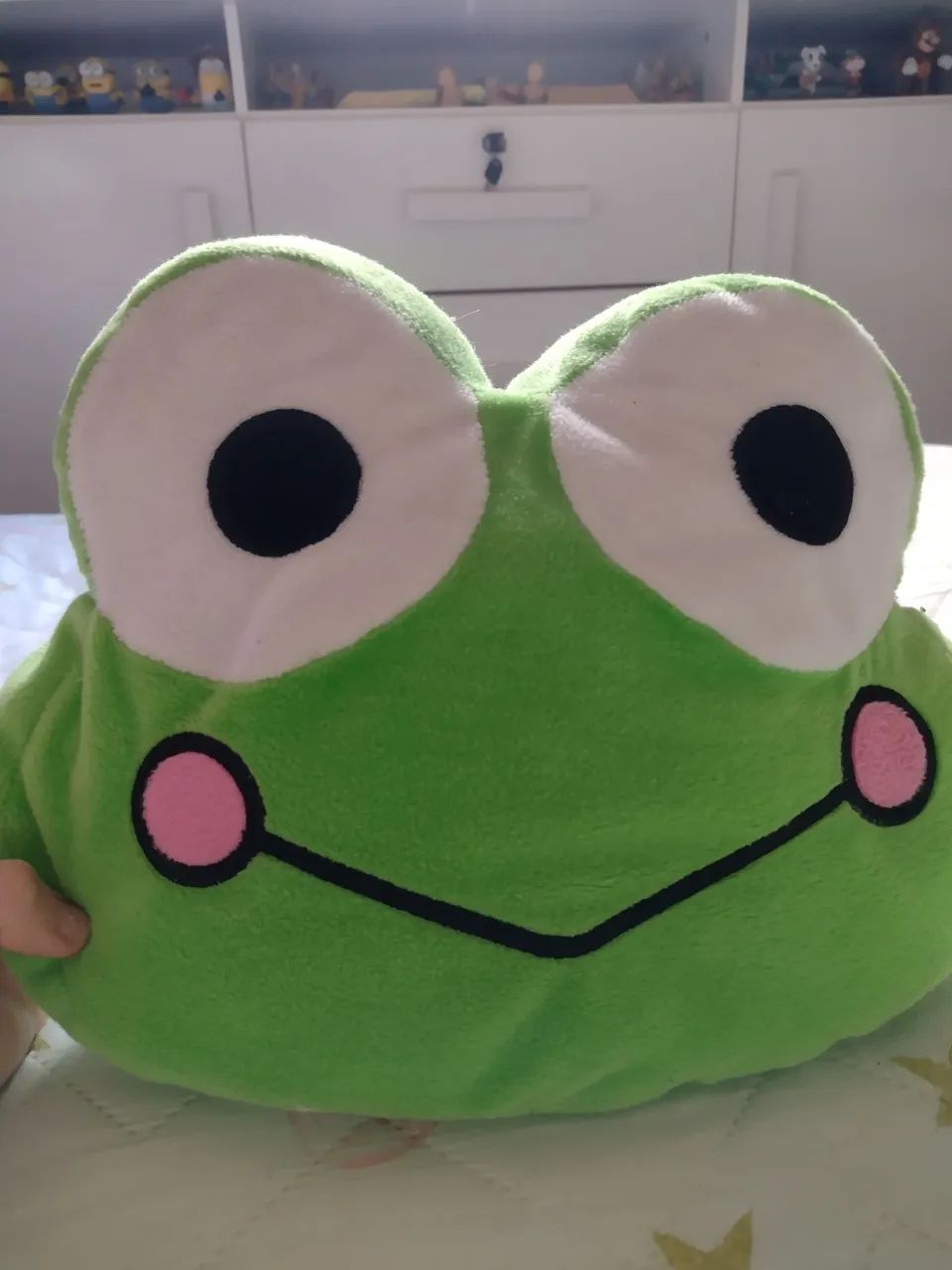 Almofada Sapo Kero Keroppi 27cm - Foto 4