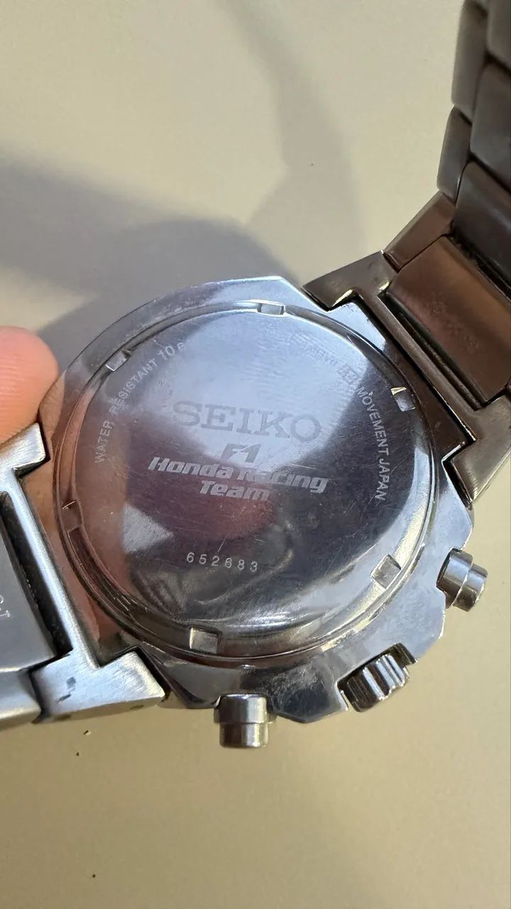 Seiko Fórmula 1 - Barrichello - Honda RT Edição Limitada - Foto 3