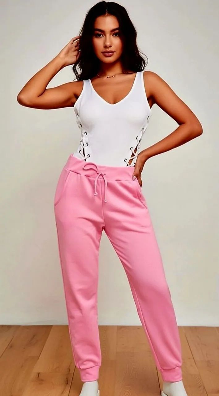 Calça joguer  e body Forever  21 tam P 