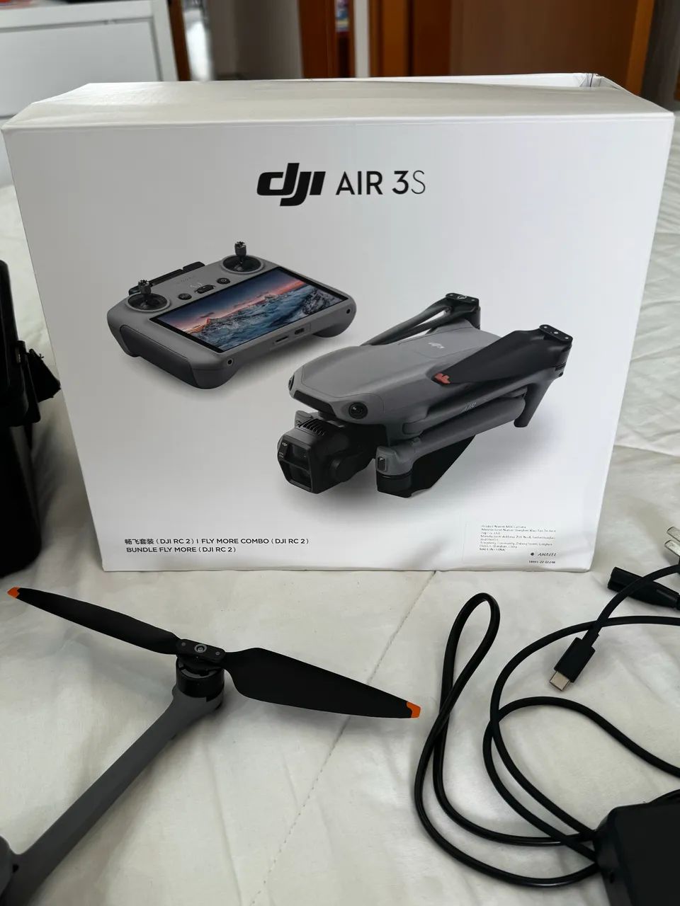 Drone DJI AIR3S semi NOVO - Foto 5