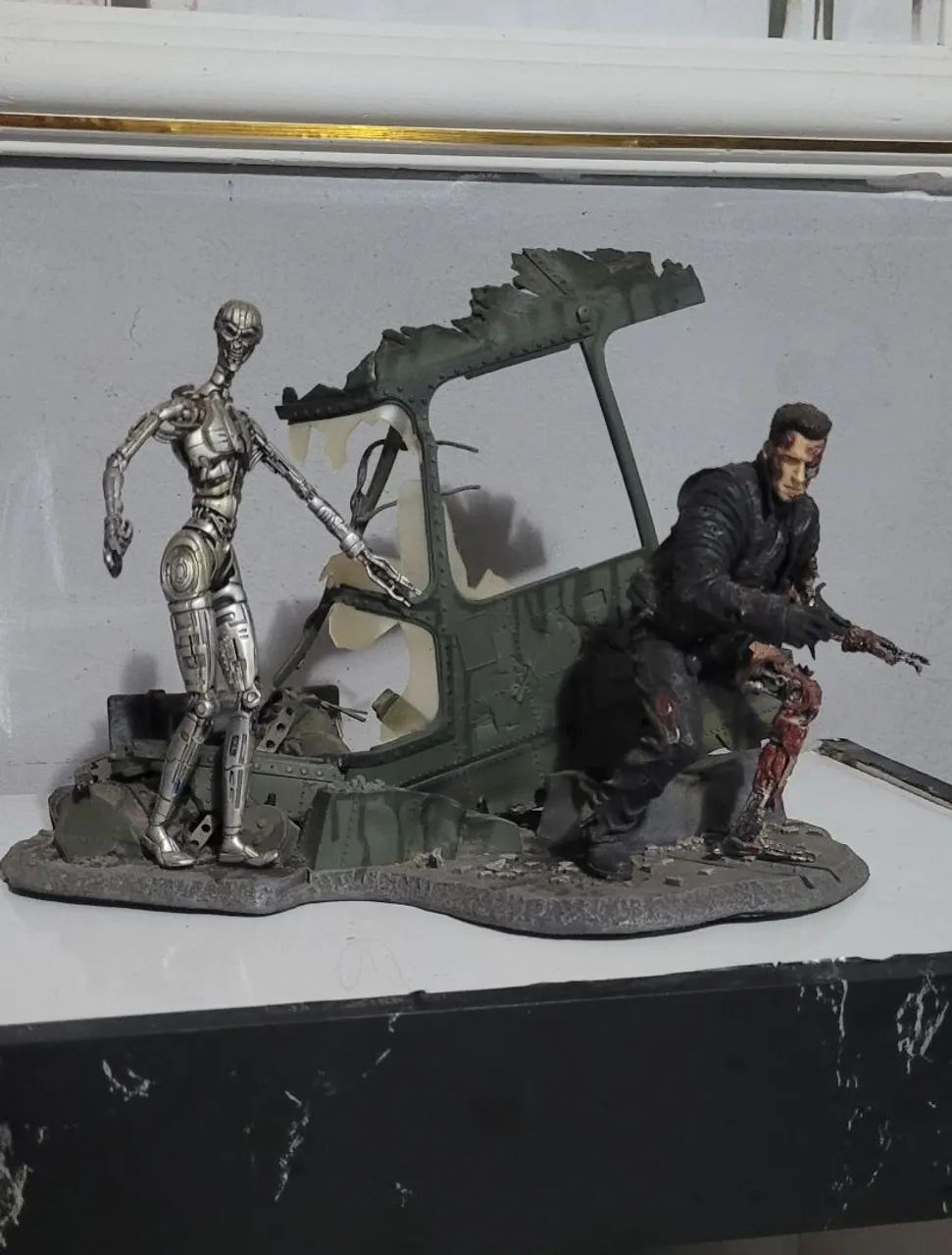 Set Diorama exterminador do futuro 3 original mcfarlane action