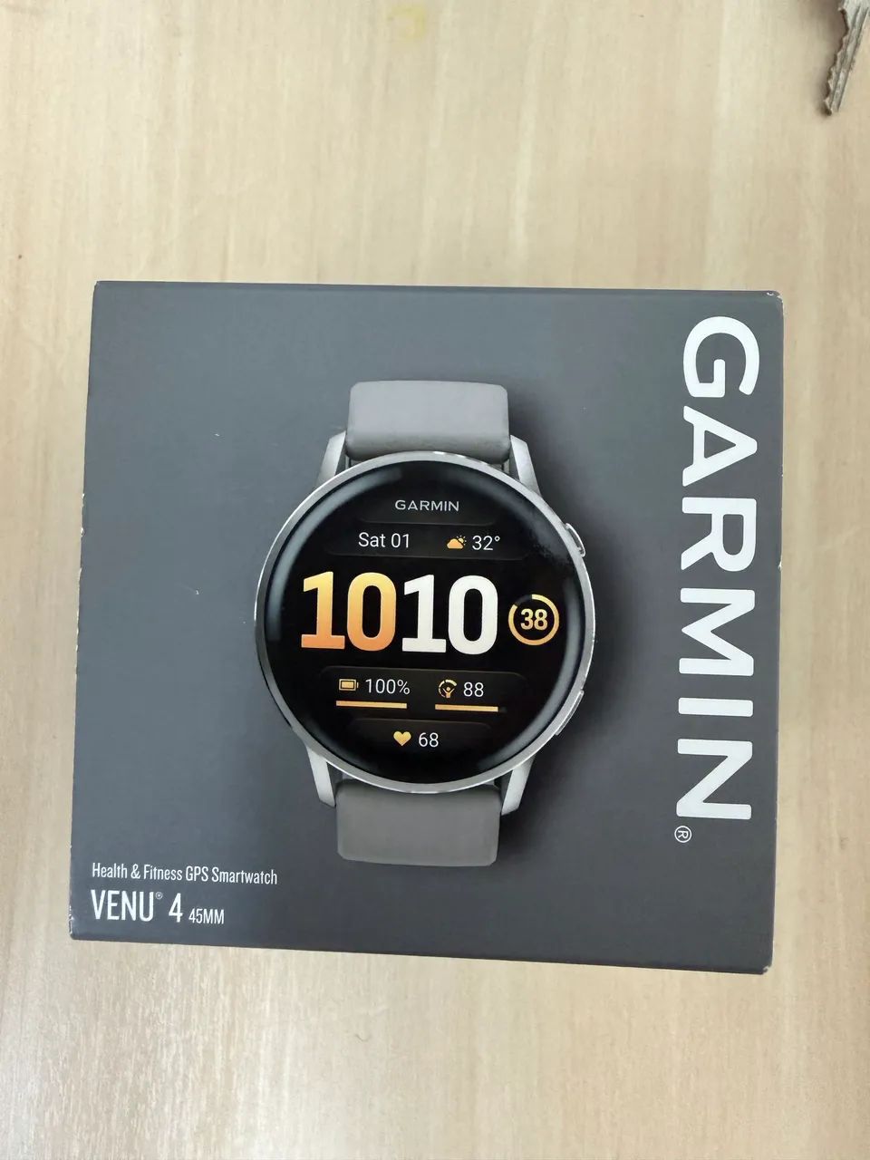 Relógio Garmin Venu 4 45mm prata