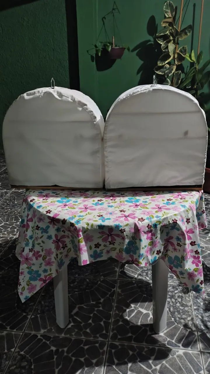 Kit 2 Gaiolas de passarinho número 4 com capa - Foto 3