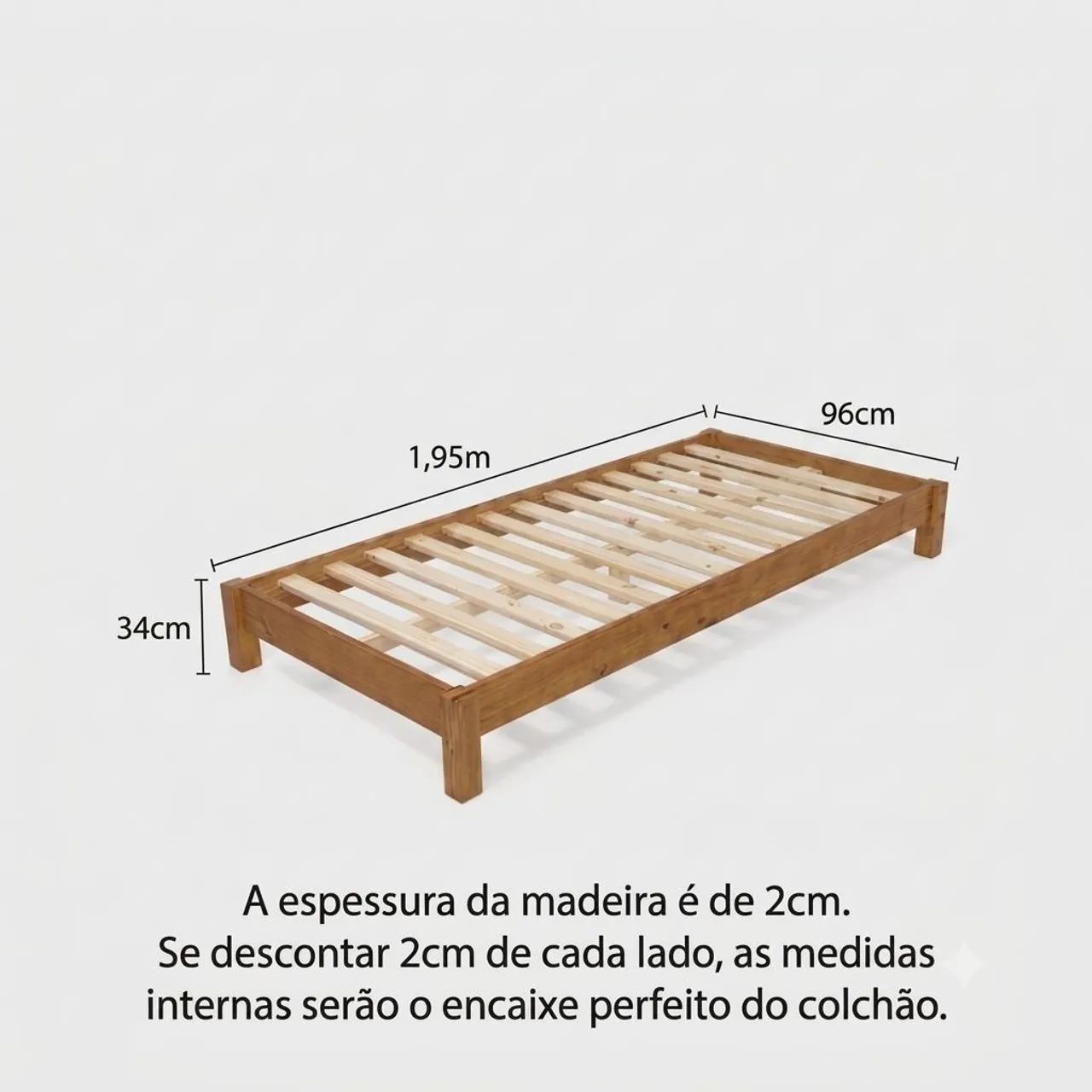 Cama Juvenil de Madeira  - Foto 5