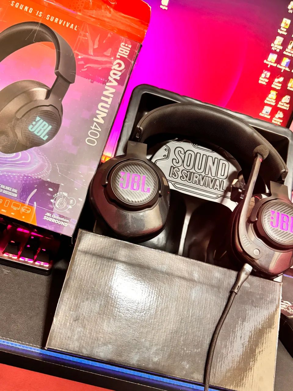Headset JBL Quantum 400 - Foto 3