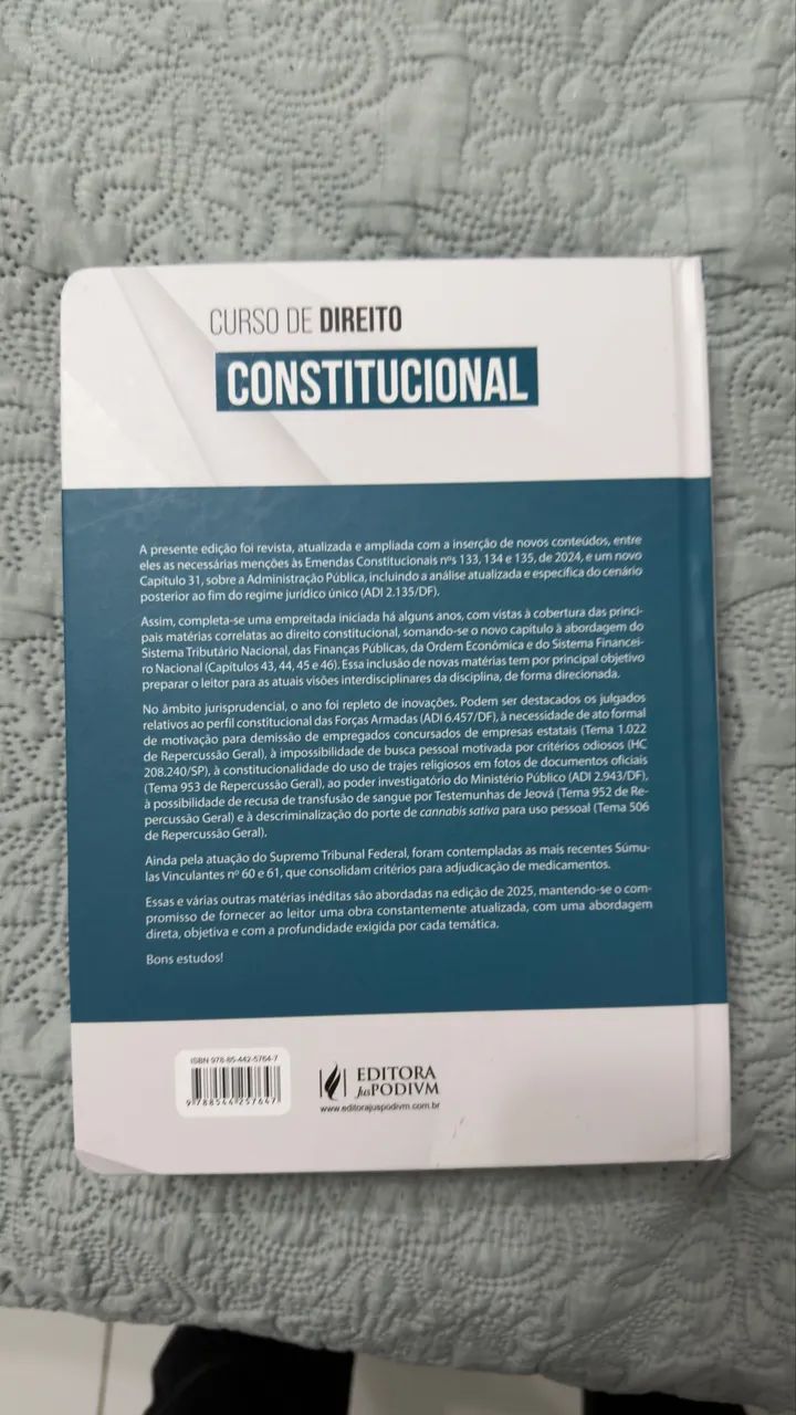 Livro de Direito Constitucional  - Foto 3
