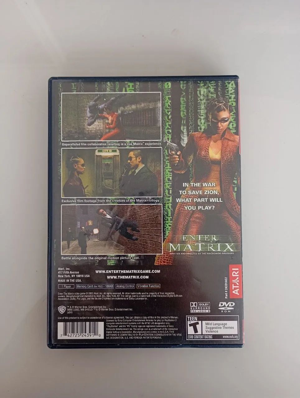 Enter The Matrix - Jogo Original PS2. - Foto 2