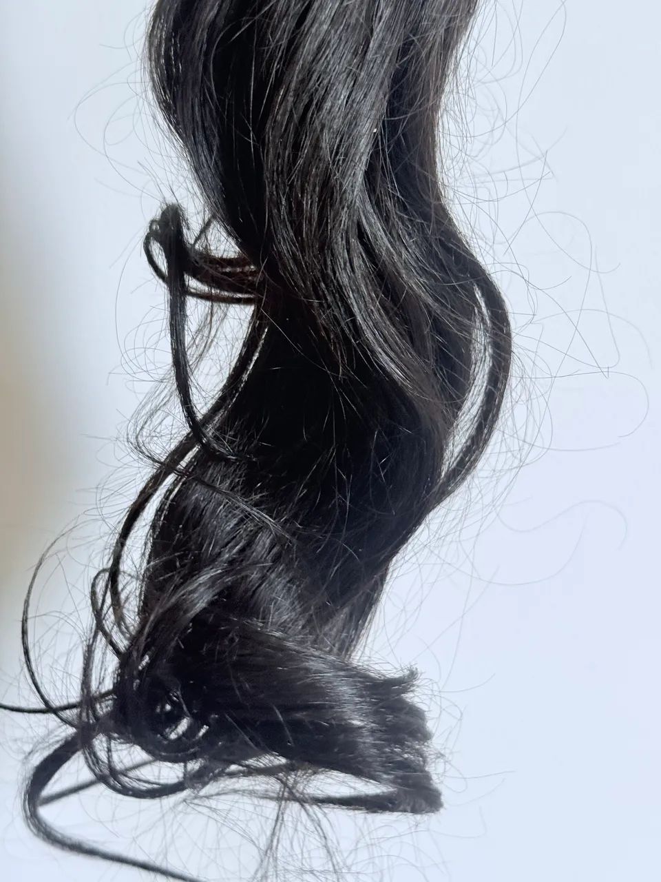 70cm cabelo humano preto 