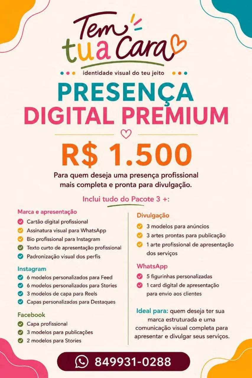 Mídia social personalizada criação de identidade visual - Foto 5