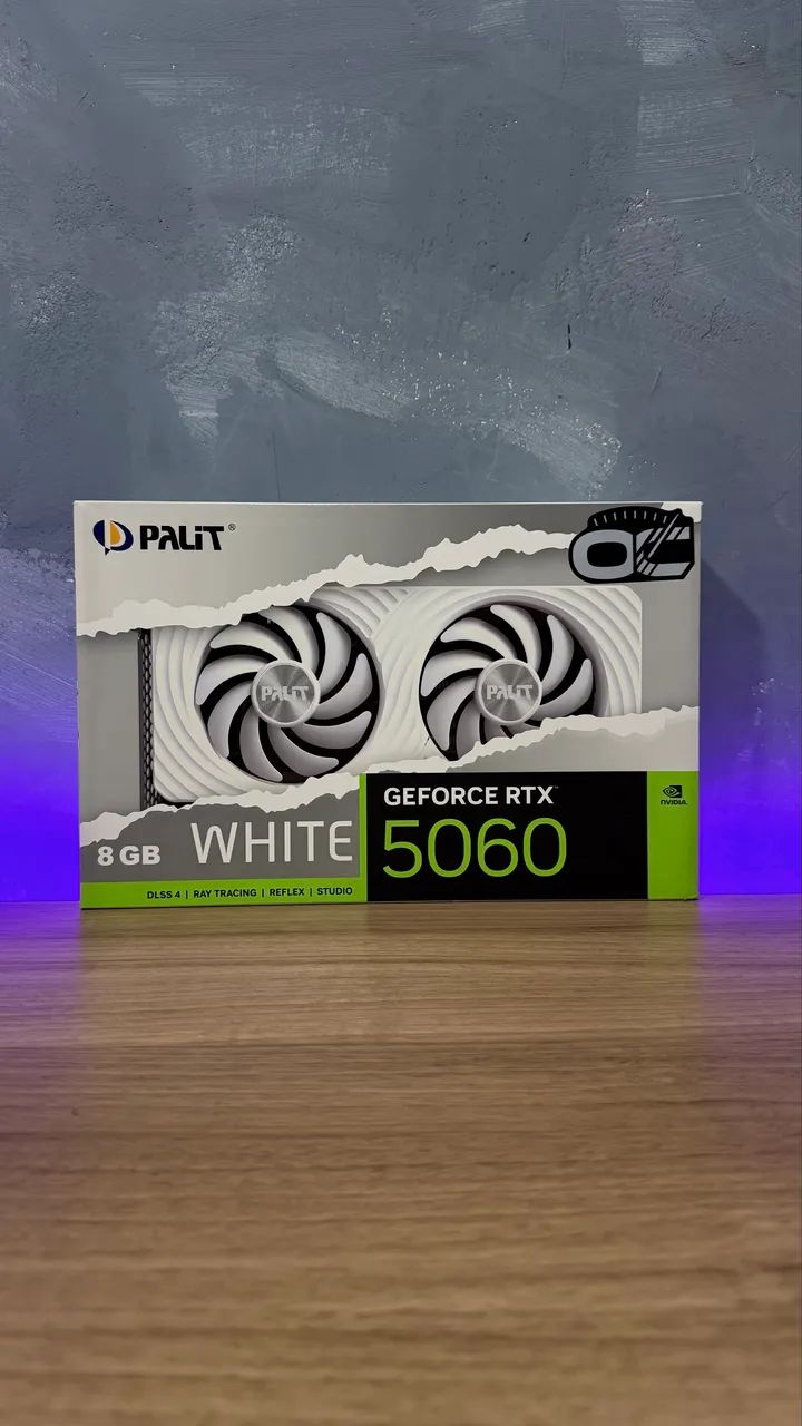 Rtx 5060 8gb Palit White (NOVA LACRADA) 