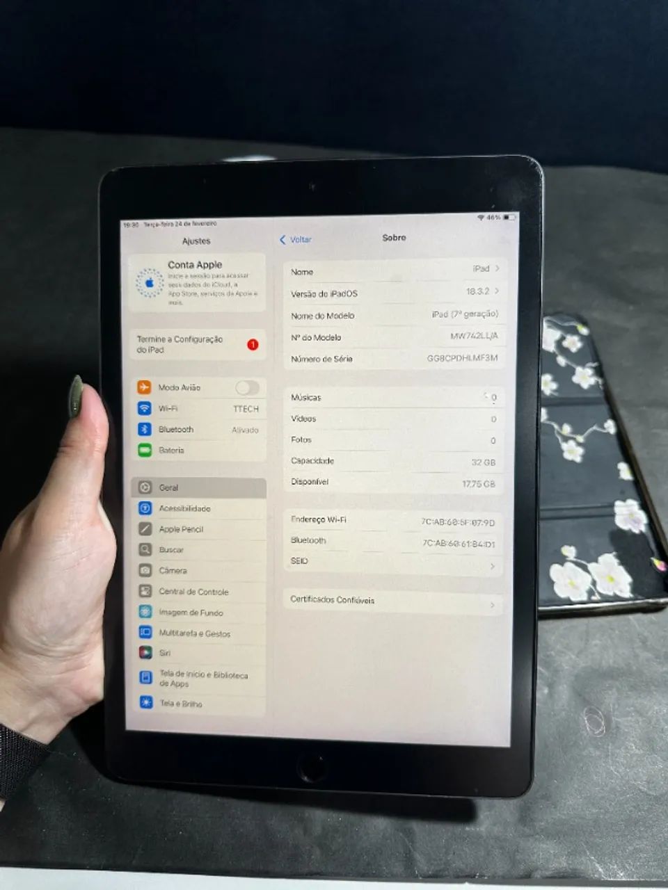 iPad 7 Space Gray - OLX Pay - Faço Troca e Parcelo 18x  - Foto 4