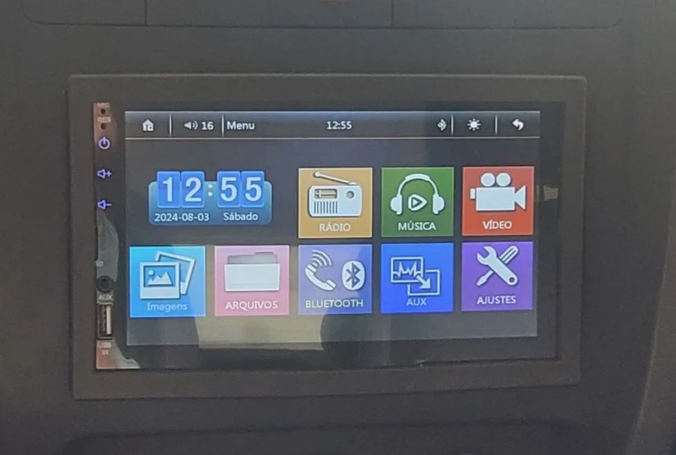Multimídia Mp5 Touch 7 polegadas 2 DIN - Foto 5