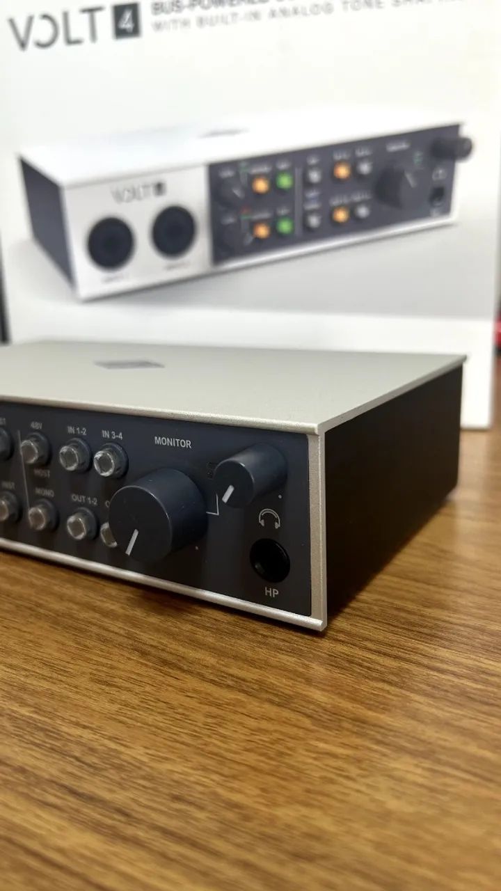 Interface De Áudio Universal Audio Volt 4 Usb - Foto 4