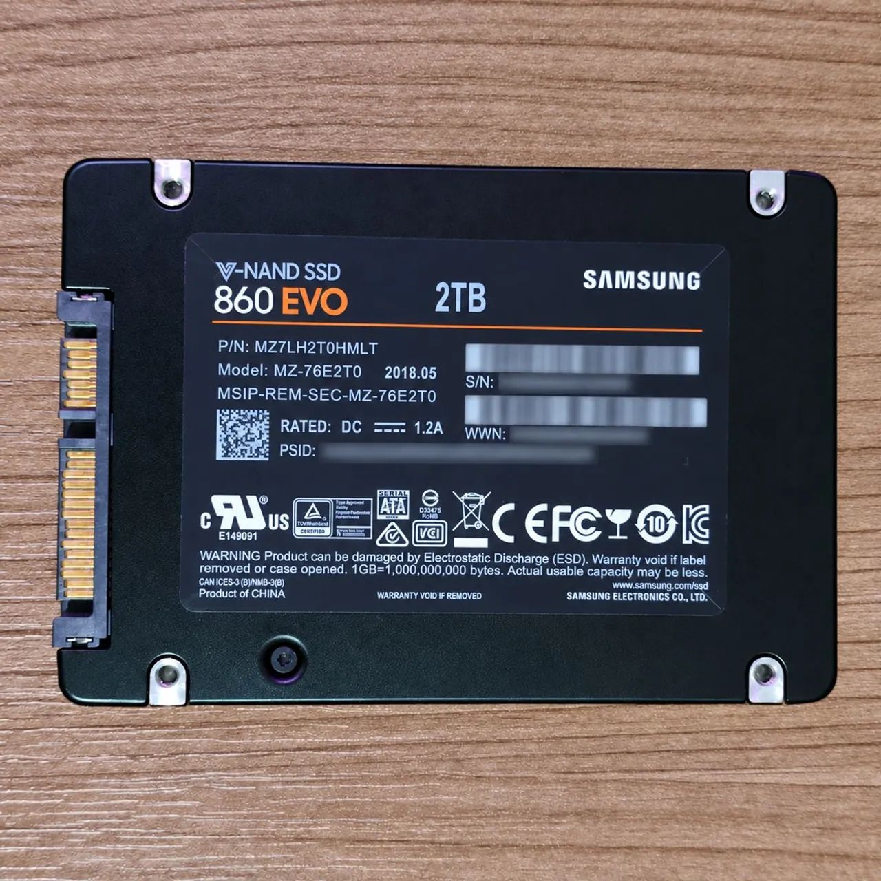 SSD 2TB Samsung 860 EVO SATA 2,5