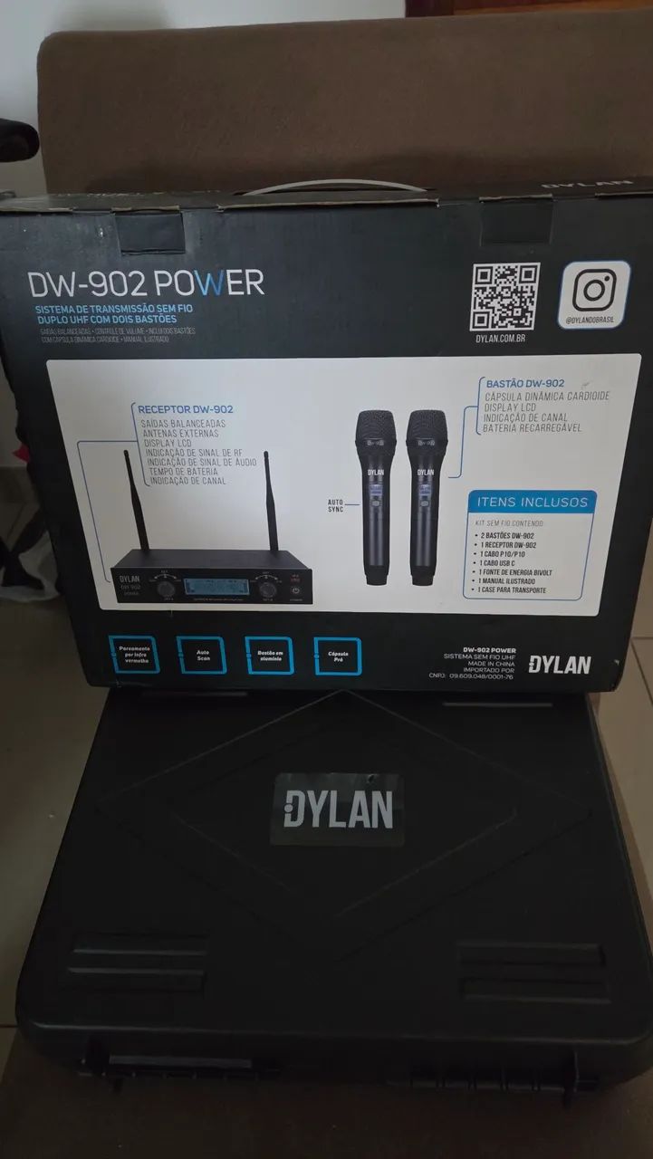 Microfone sem fio profissional Dylan Daw902  - Foto 2