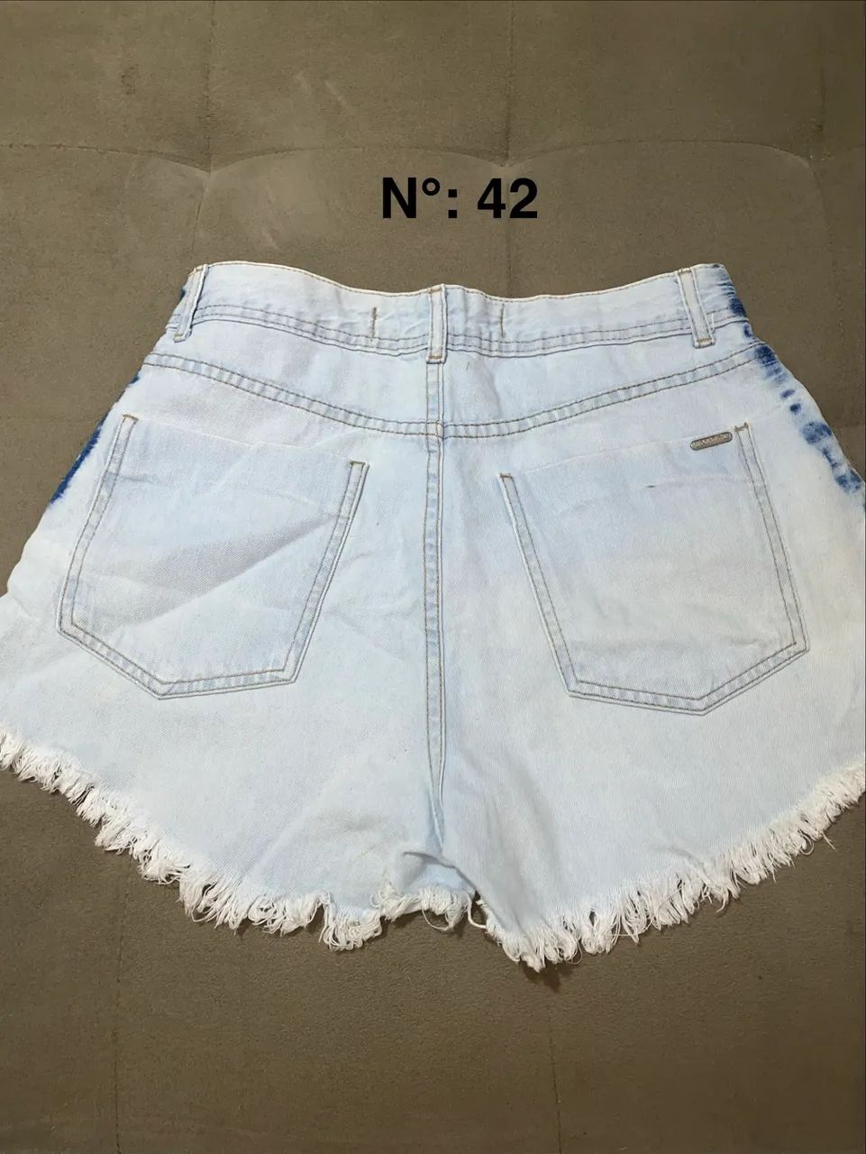 Shorts Jeans Branco - Foto 2