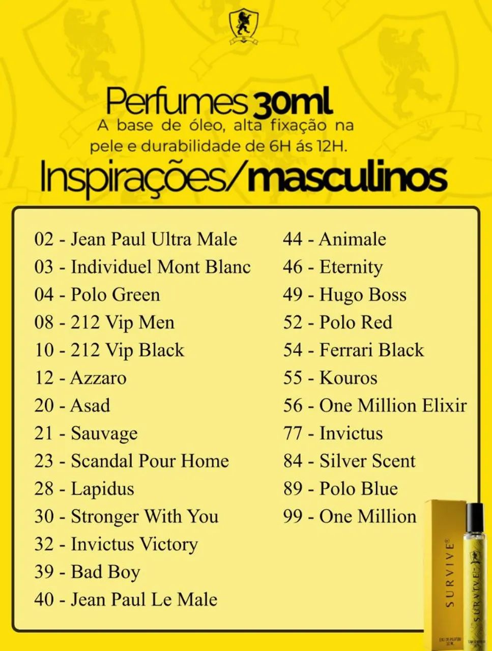 Perfumes e produtos Survive, O Boticário, Eudora, OUI e Brand Collection - Foto 5