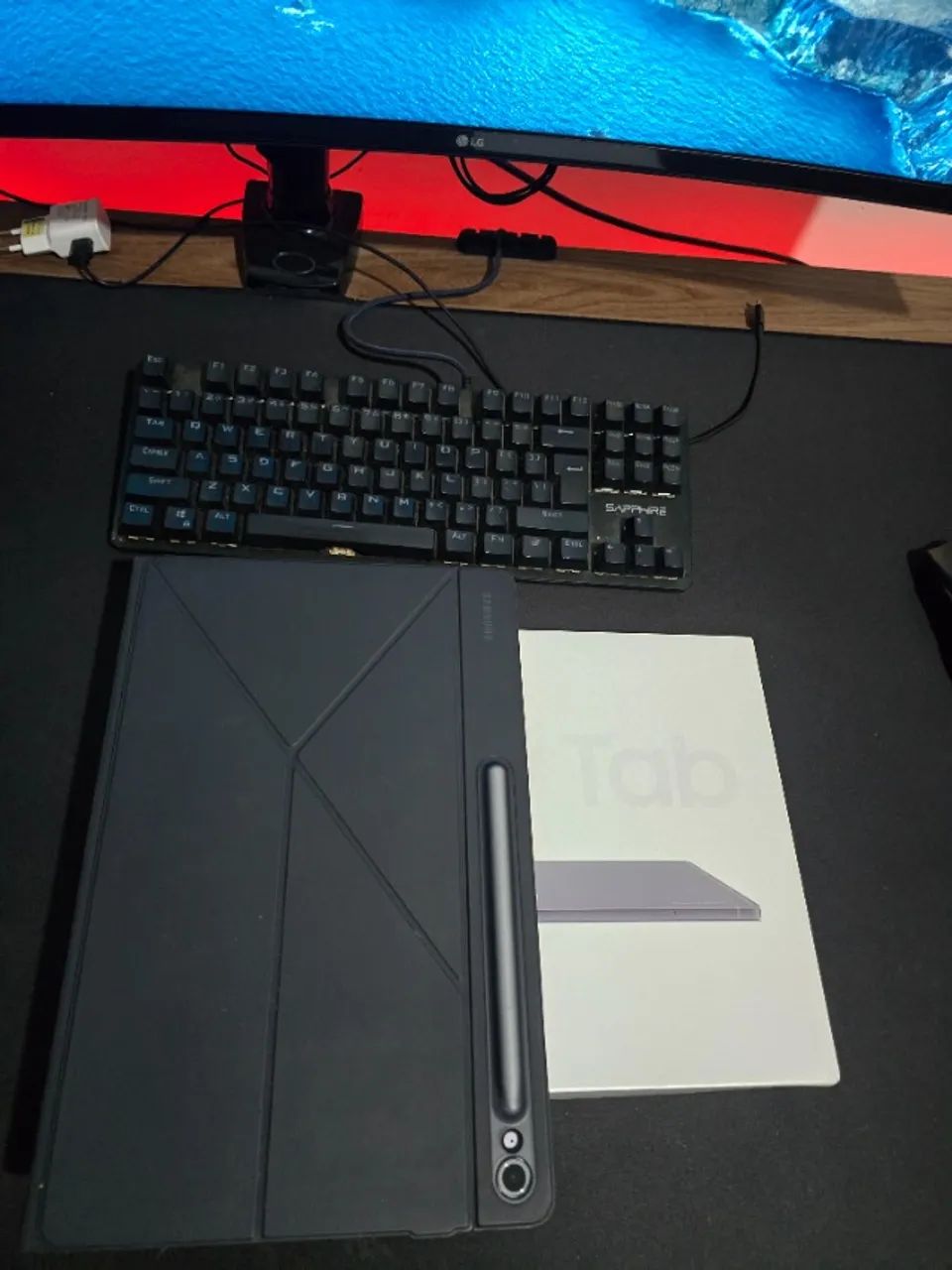 Samsung Galaxy Tab S10 FE+ Wi-Fi com S Pen, capa e caixa - Foto 3
