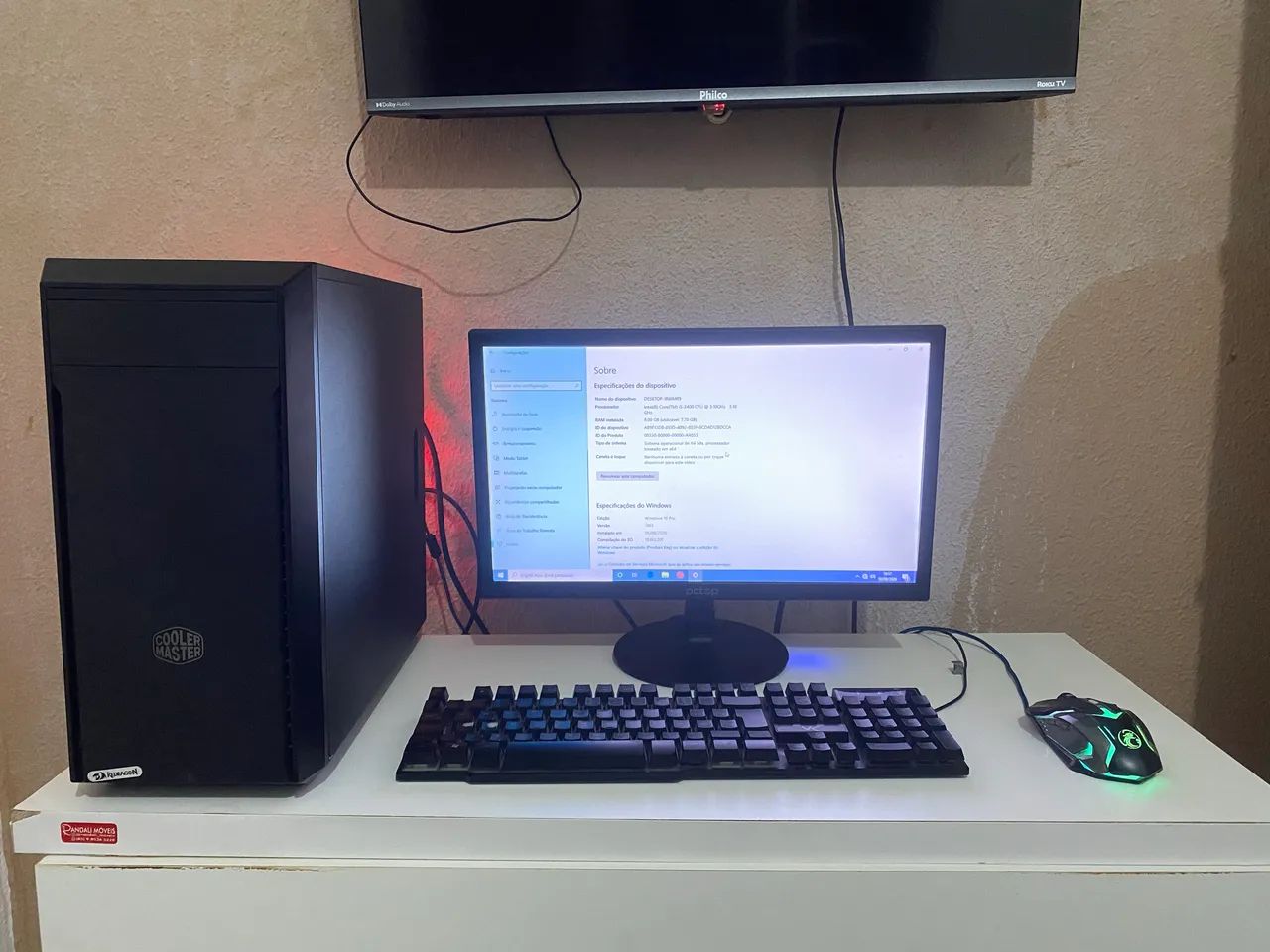 PC Gamer de Entrada - Core i5, 8GB RAM, Windows 10 Pro (Pronto para Uso!) - Foto 3