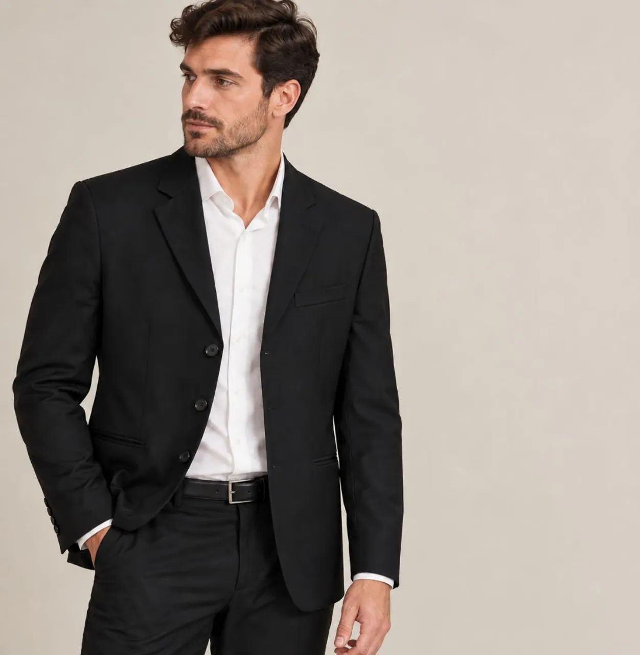 blazer masculino preto p - Foto 2