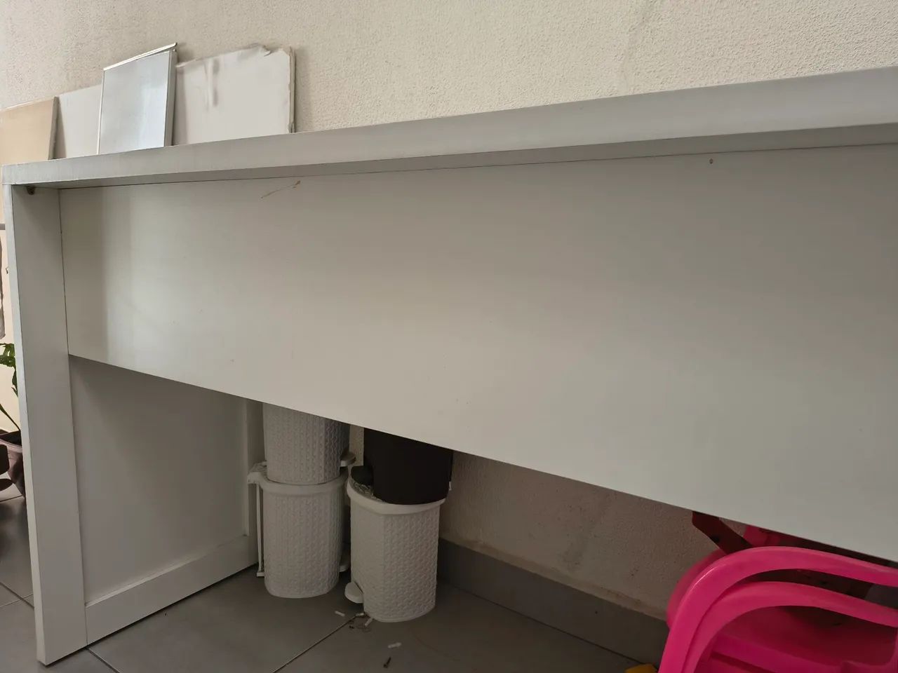 Balcão de madeira Branco  - Foto 2