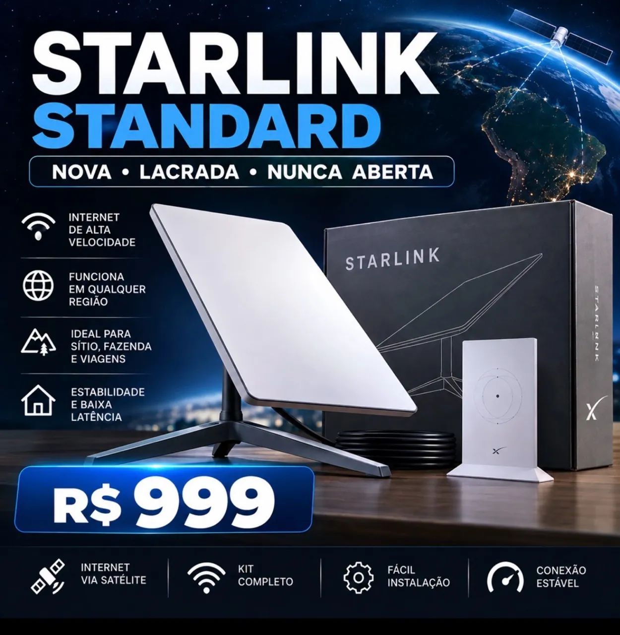Antena Starlink NOVA 
