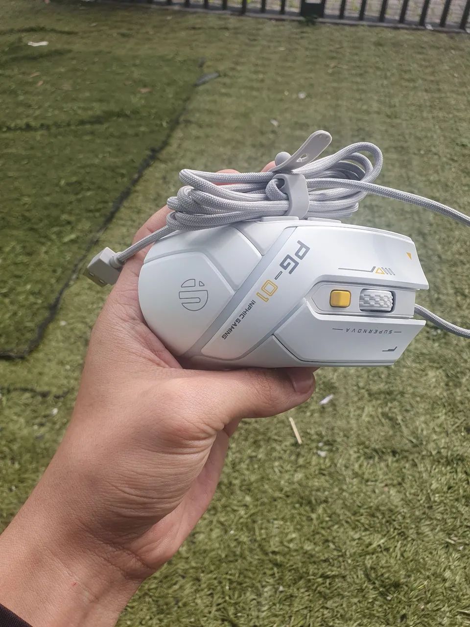 MOUSE GAMER COM FIO - PG-01 inphic - Foto 4