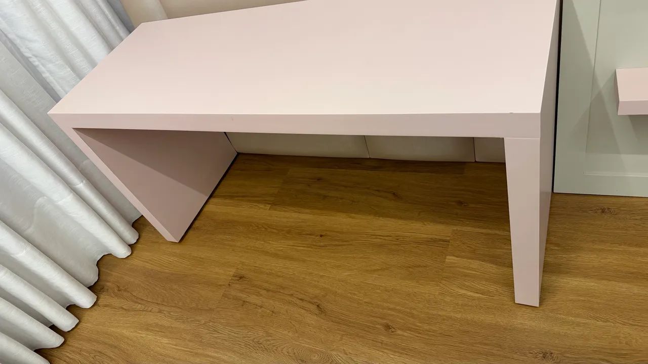 Mesa infantil 100% mdf Rosa  - Foto 3