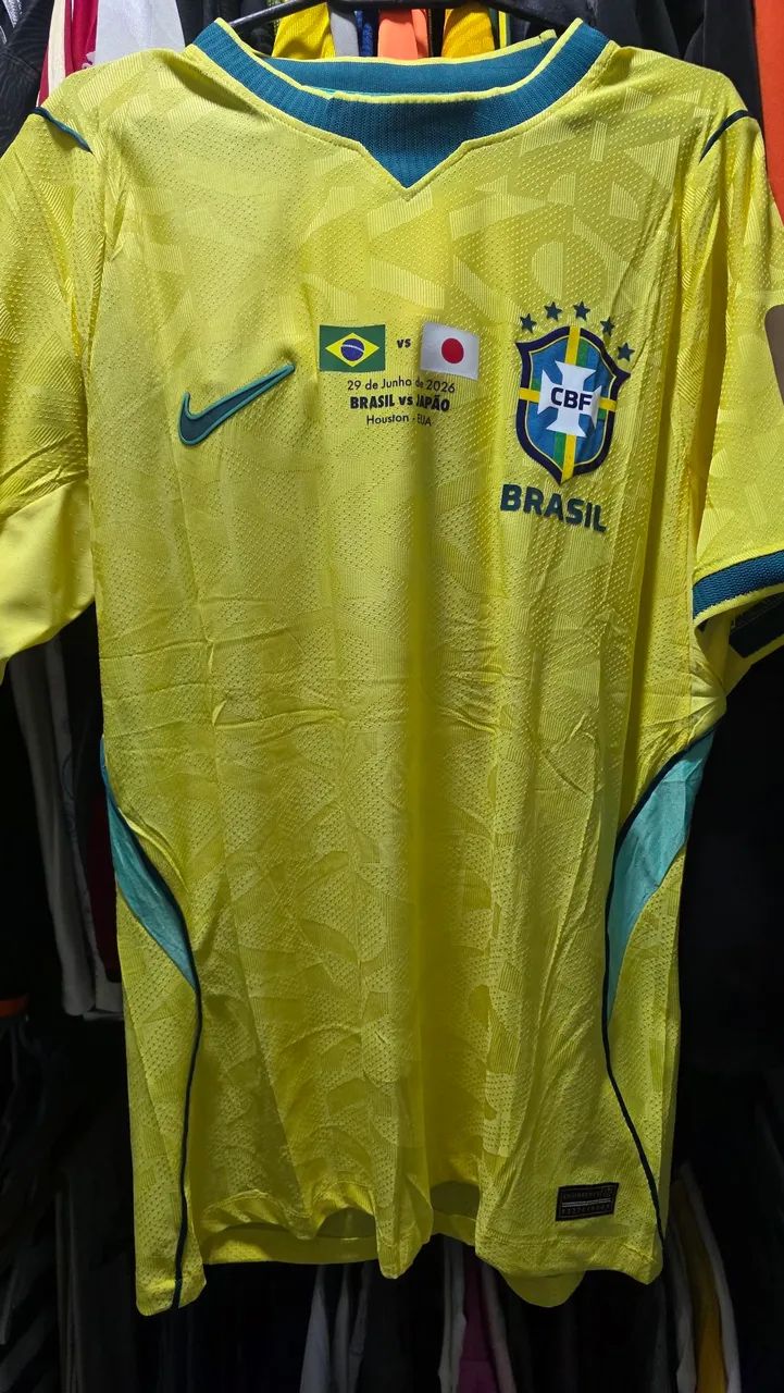 Camisa Brasil modelo jogador M - Foto 3