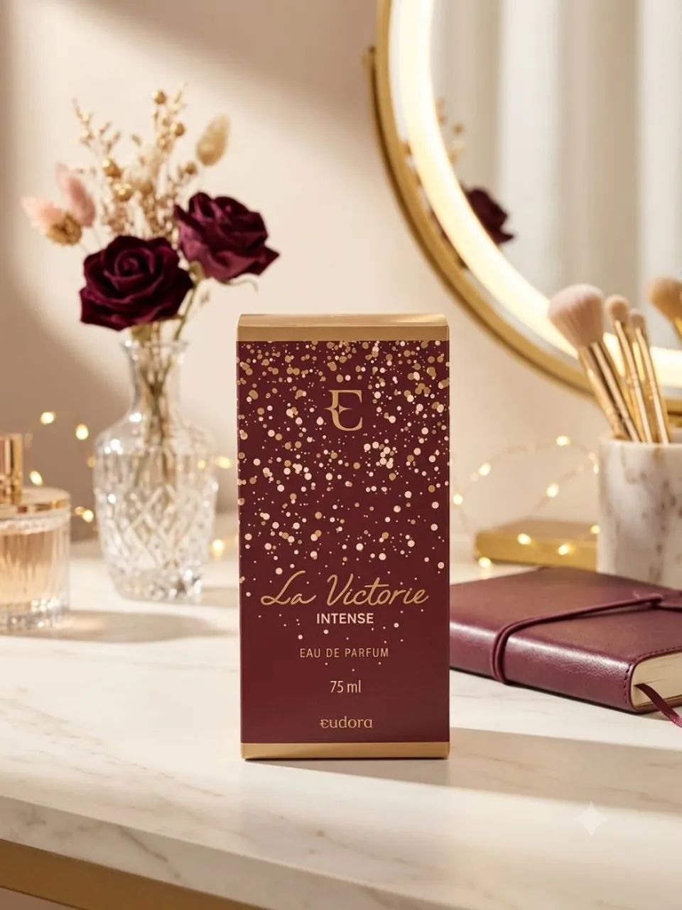Perfume novo na caixa só está fora do plástico mas ele está novo 