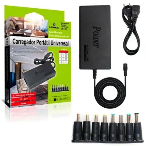 CARREGADOR PORTATIL UIVERSAL DE NOTEBOOK 