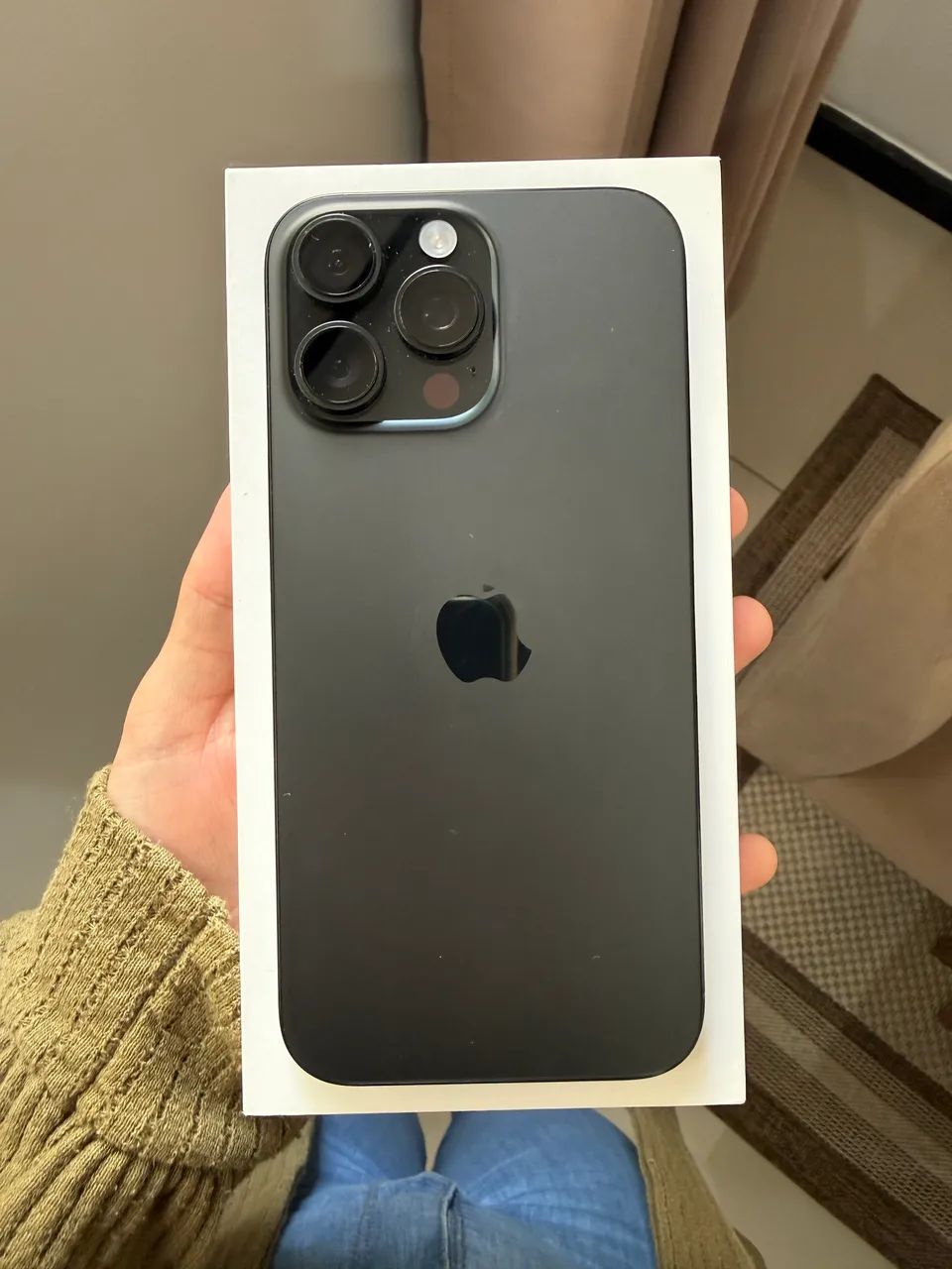 iPhone 16 pro max 256 GB, black titanium 