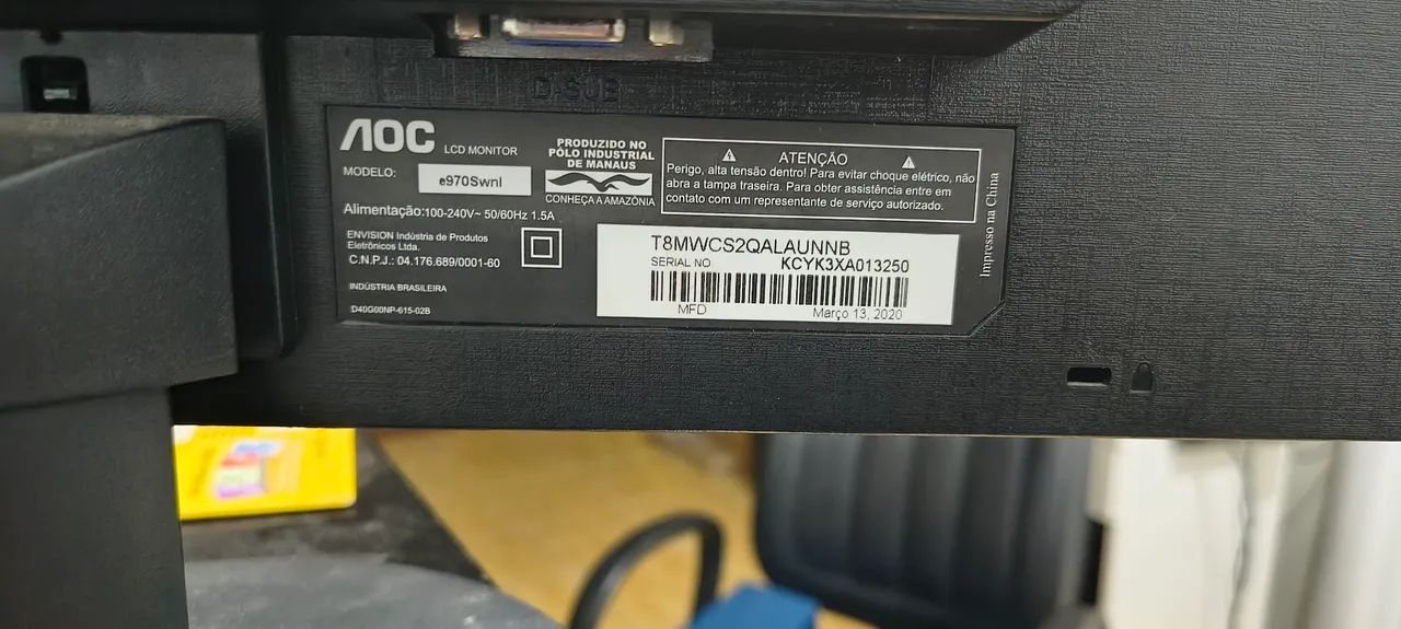 Monitor AOC 19 Polegadas  - Foto 2