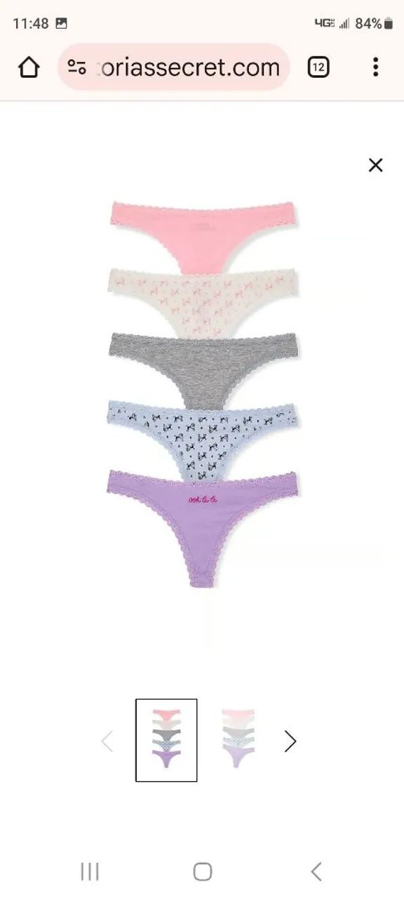 Calcinhas victoriasecret tamanho G - Foto 4