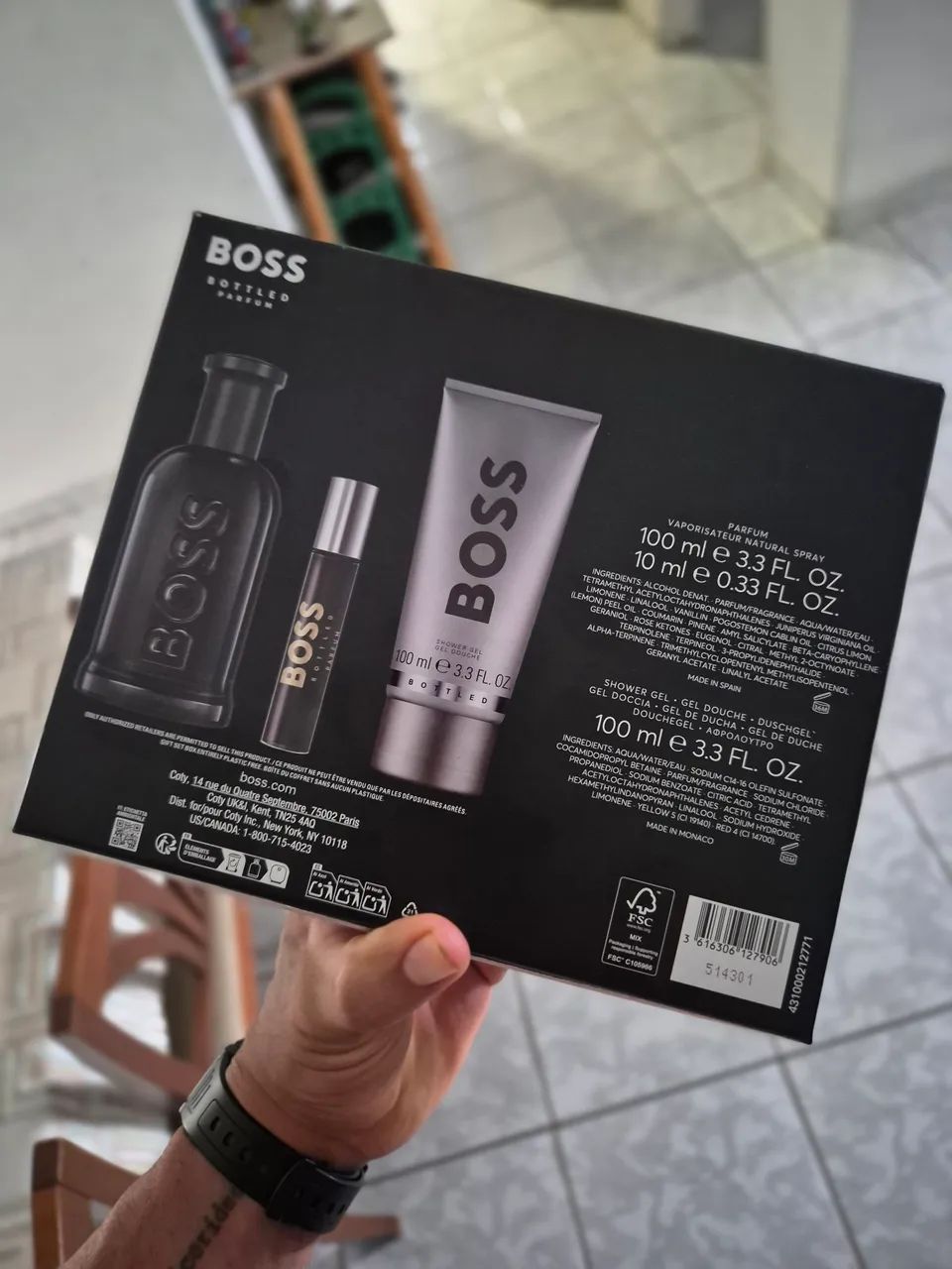 KIT BOSS BOTTLED PARFUM ? PRESENTE (LACRADO) - Foto 3