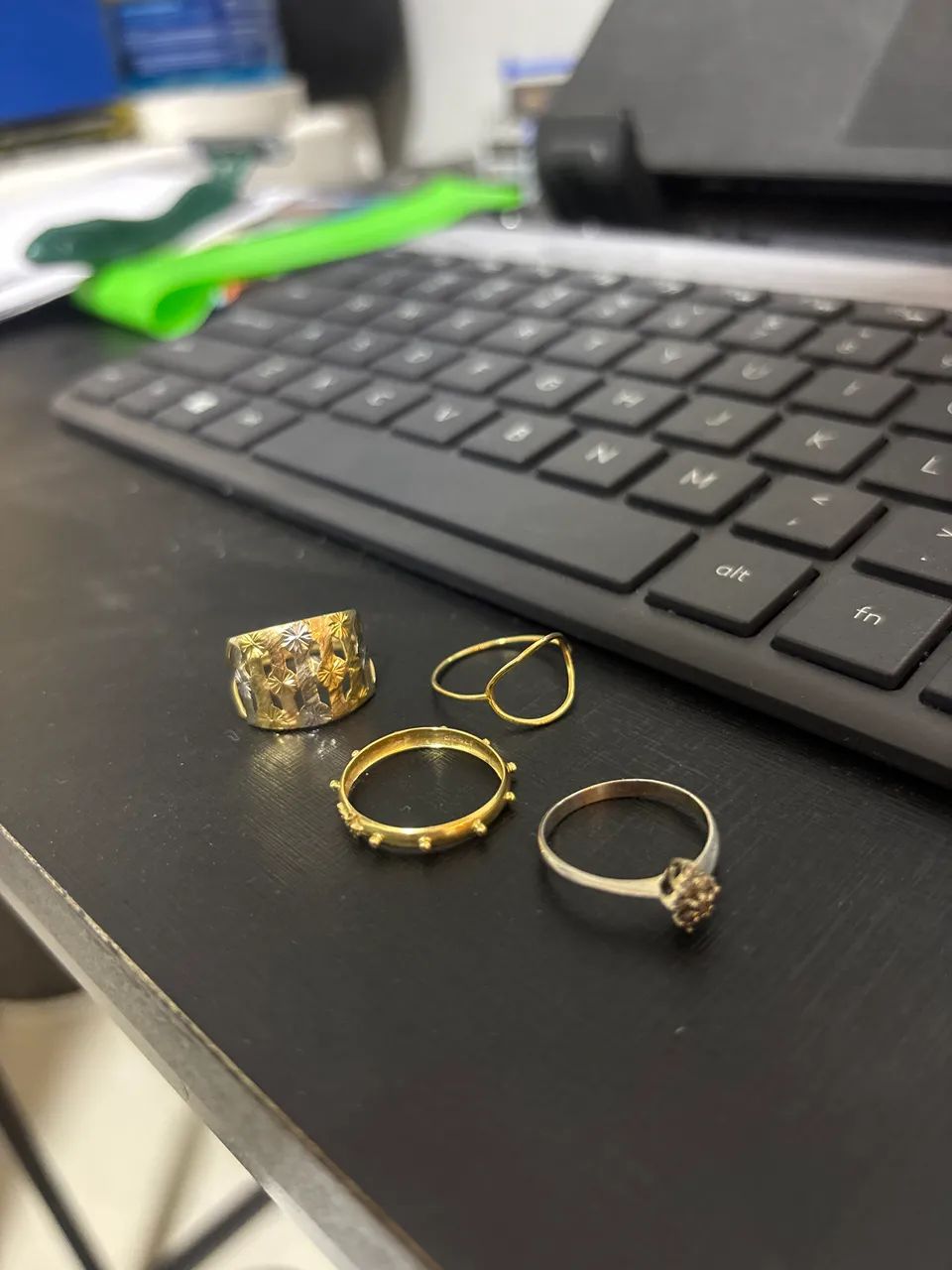 Anel ouro 18k - Foto 3