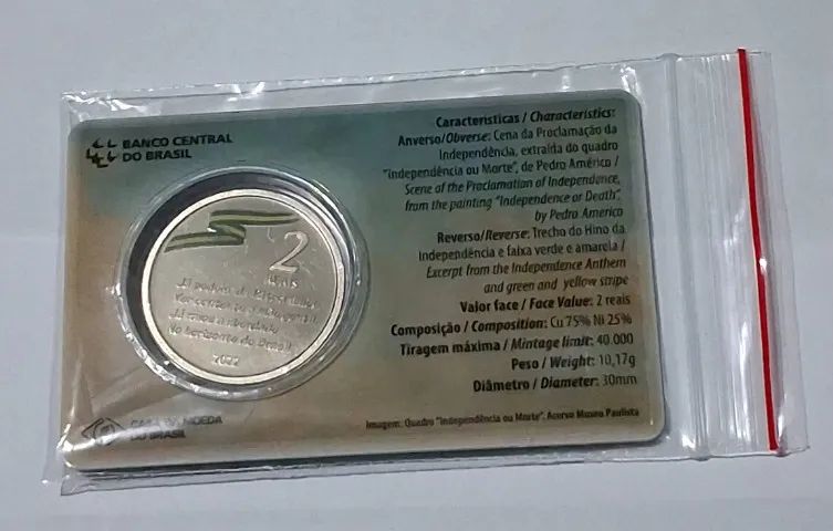 Moeda Bicentenário  - Foto 2