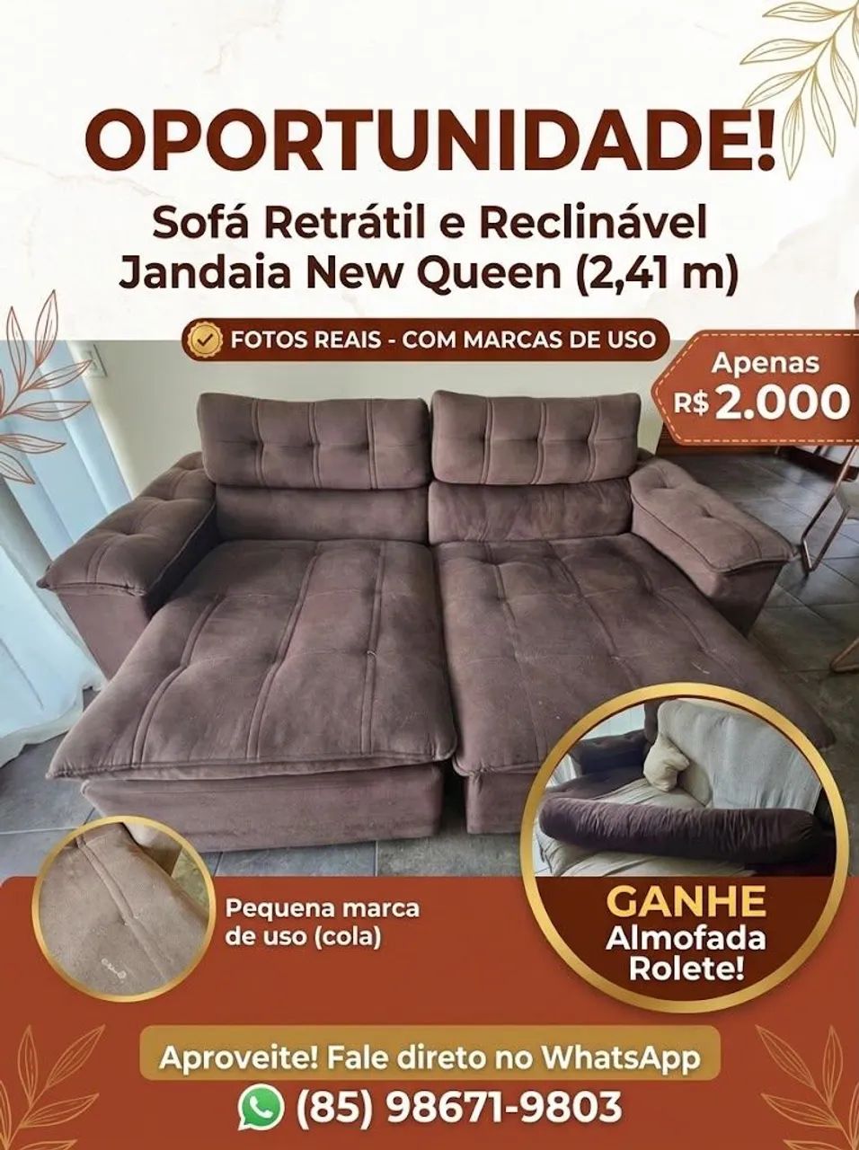 Sofá queen