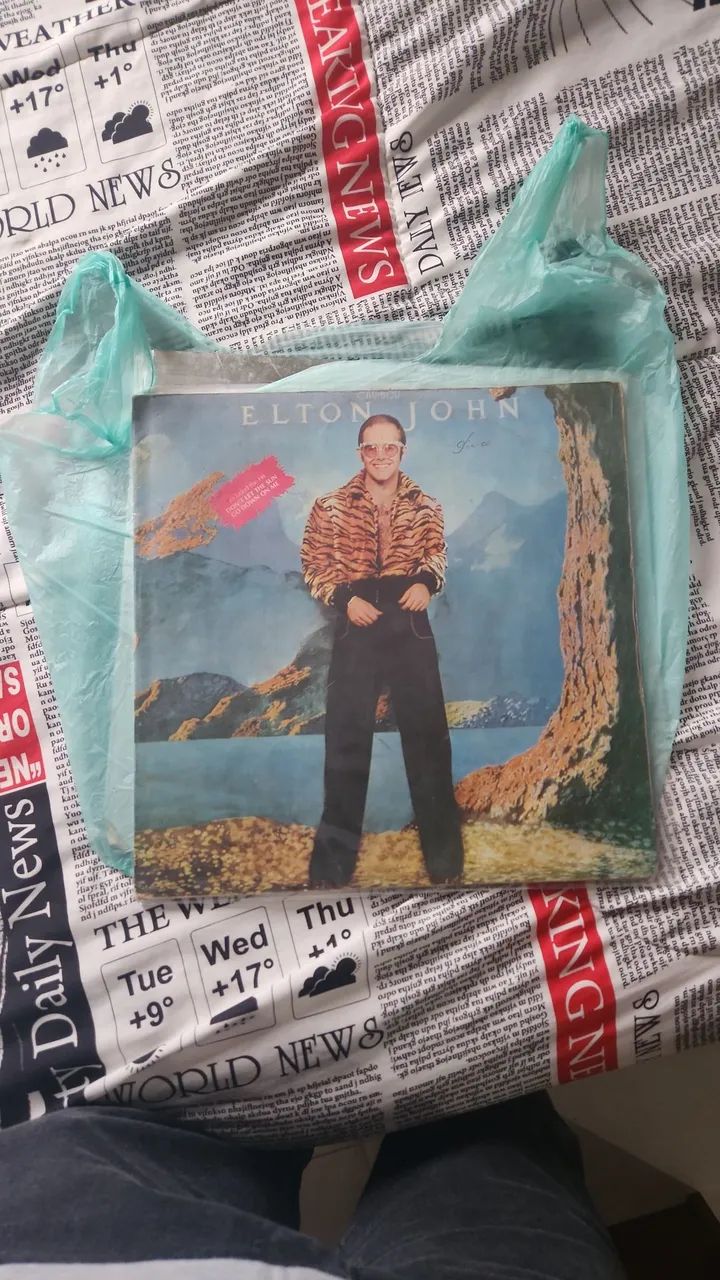Disco Elton John - Caribou Vinil Lp 1974 