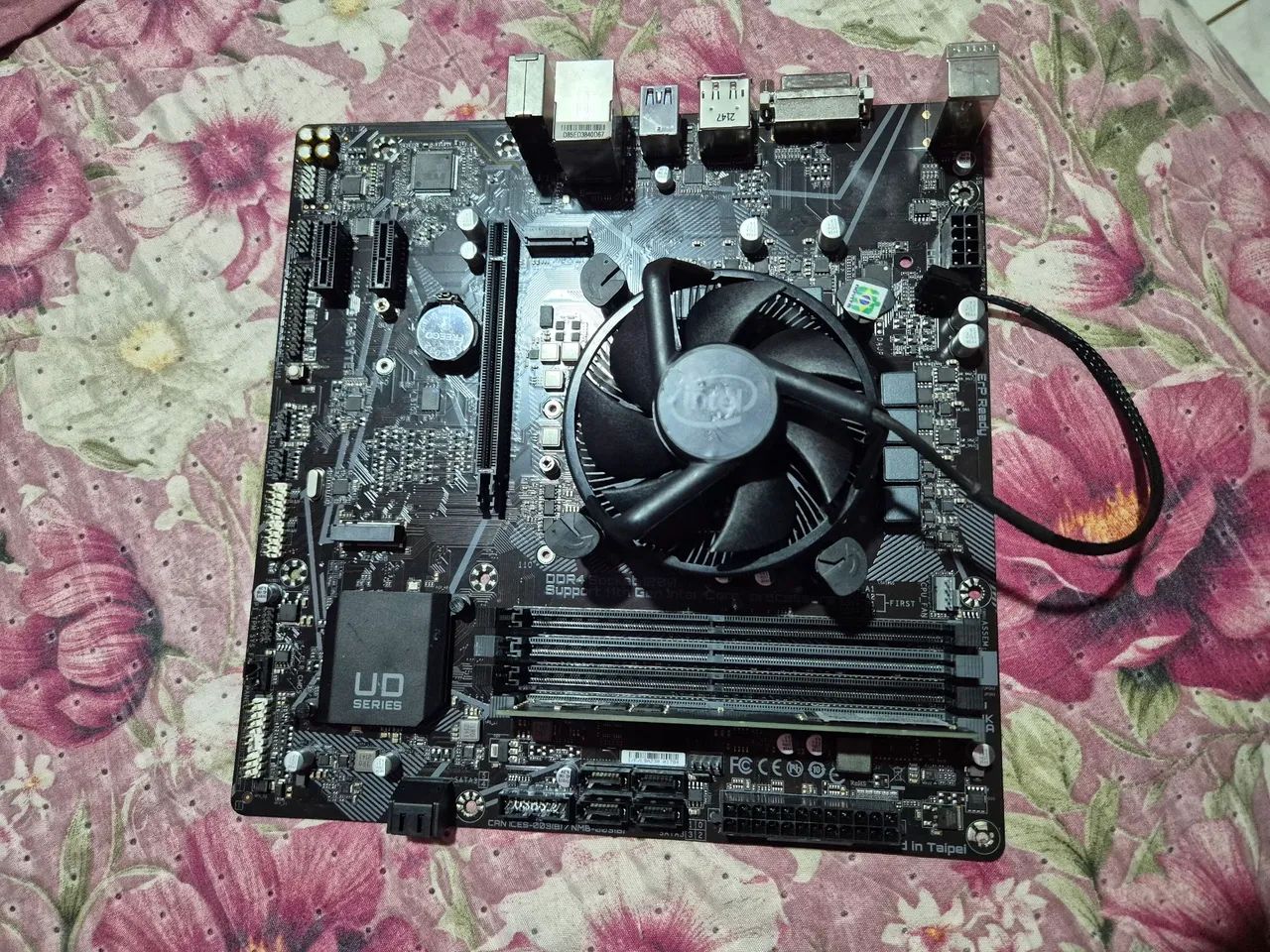 Kit completo placa mãe e processador  memória RAM. 8gb - Foto 5
