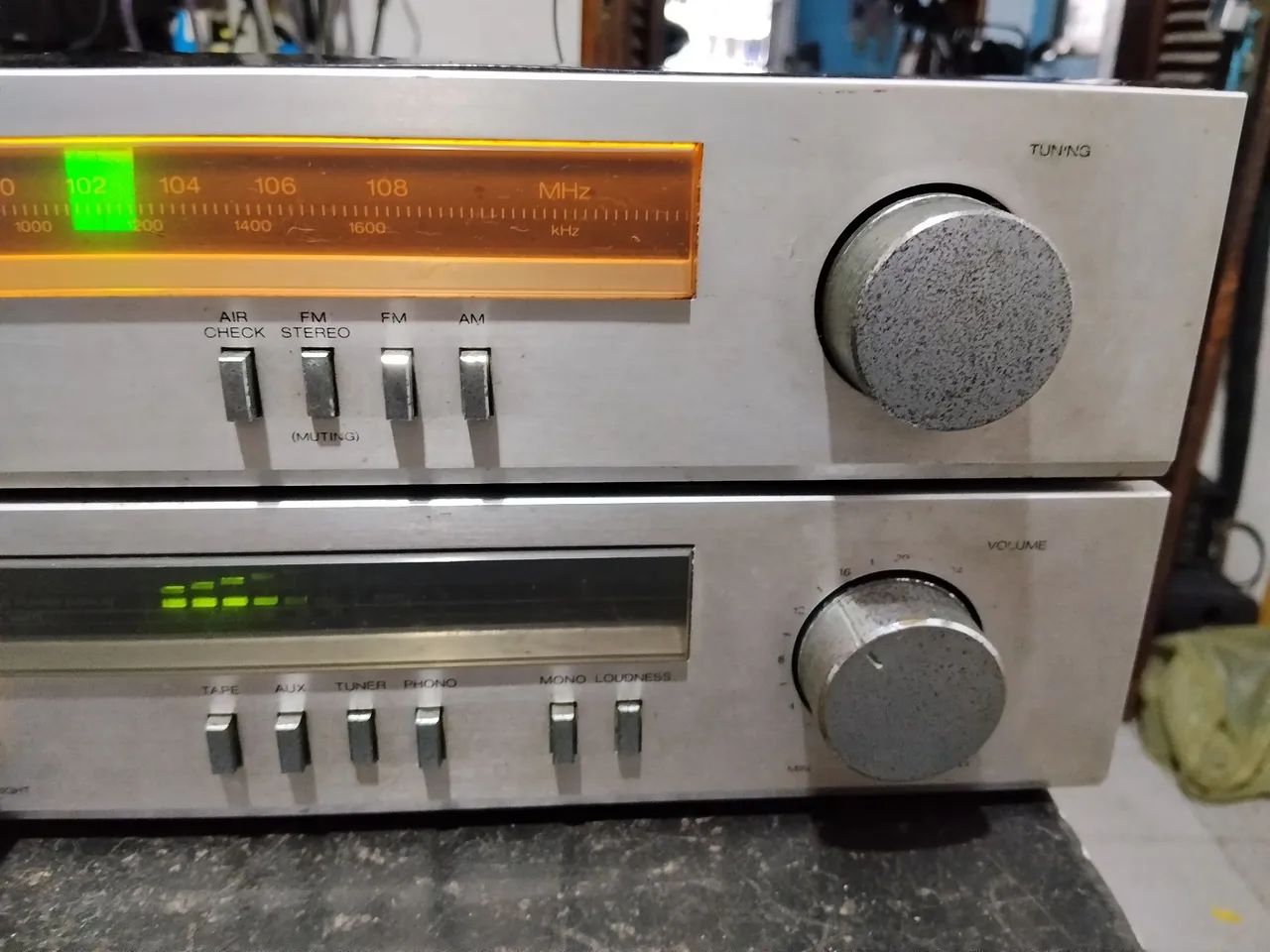 Amplificador e tuner integrado Sharp SM 31 - Foto 5