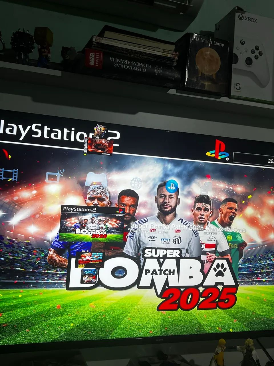PS3 com 2 controles e lojas instaladas  - Foto 5