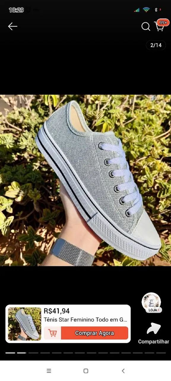 Tênis tipo ALL star  - Foto 4