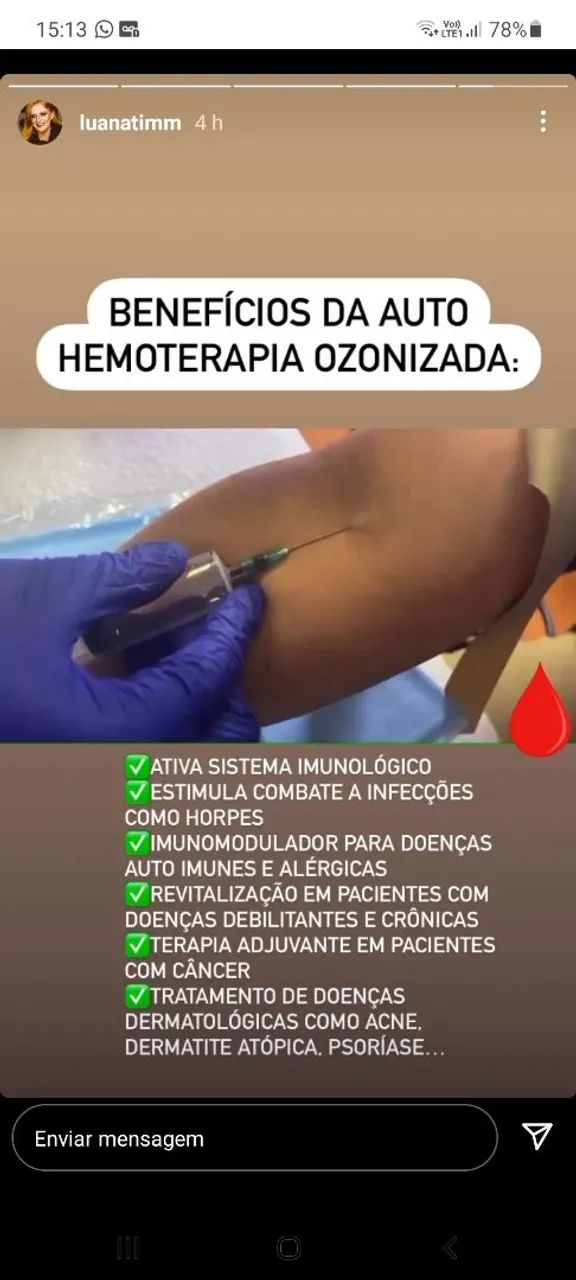 Ozônioterapia e auto hemoterapia  - Foto 4