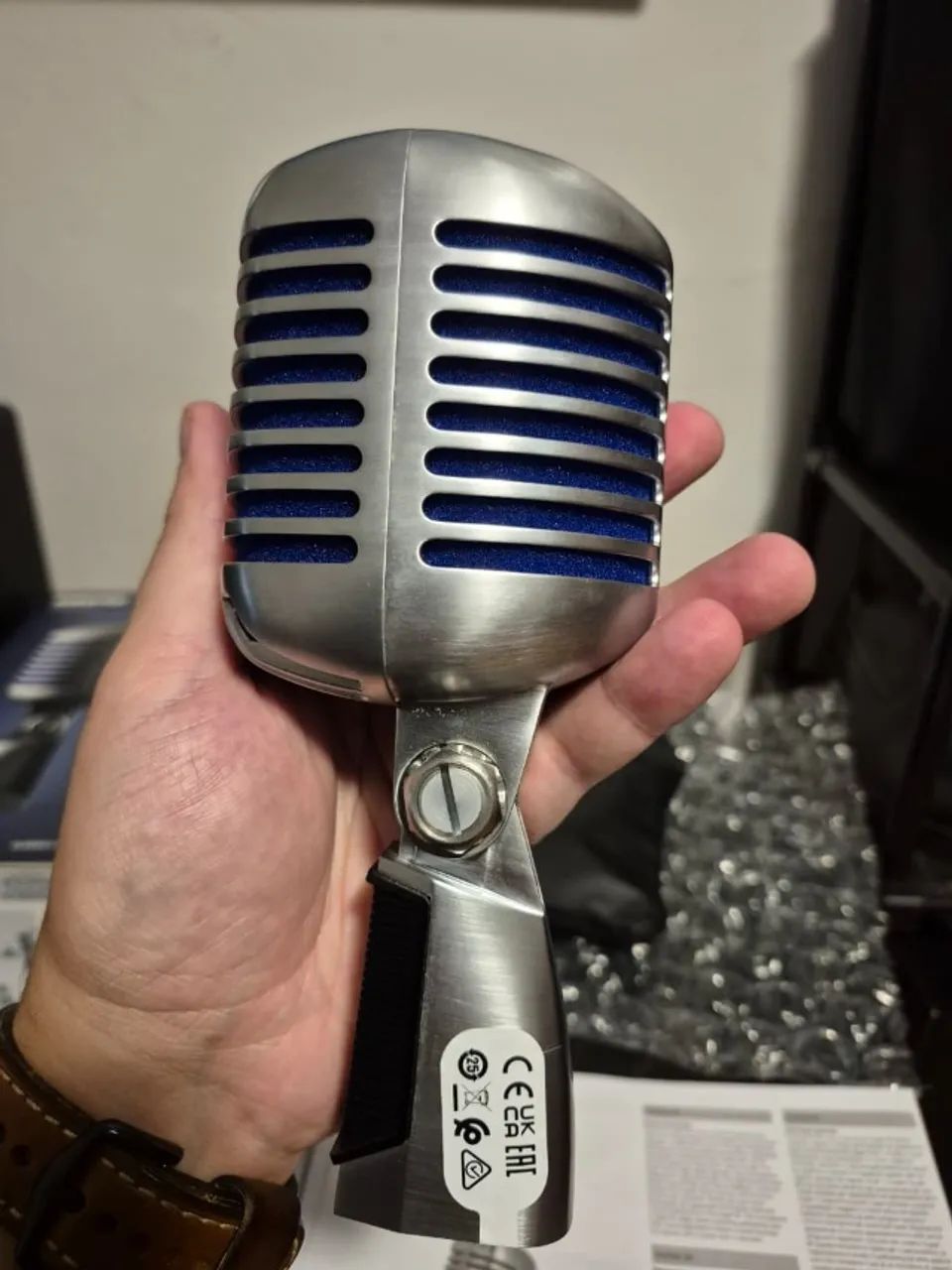 Microfone Shure Super 55 Deluxe Completo - Foto 2