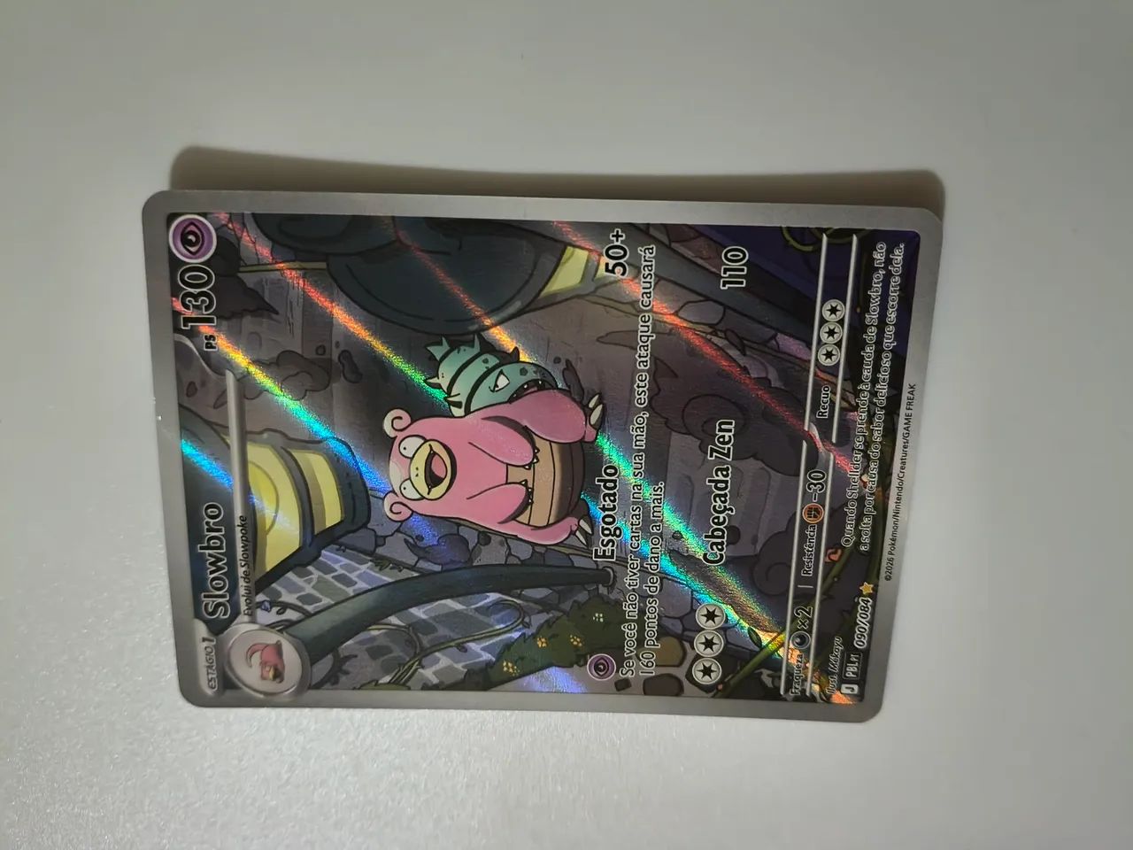 Carta pokemon slowbro full art - Foto 2