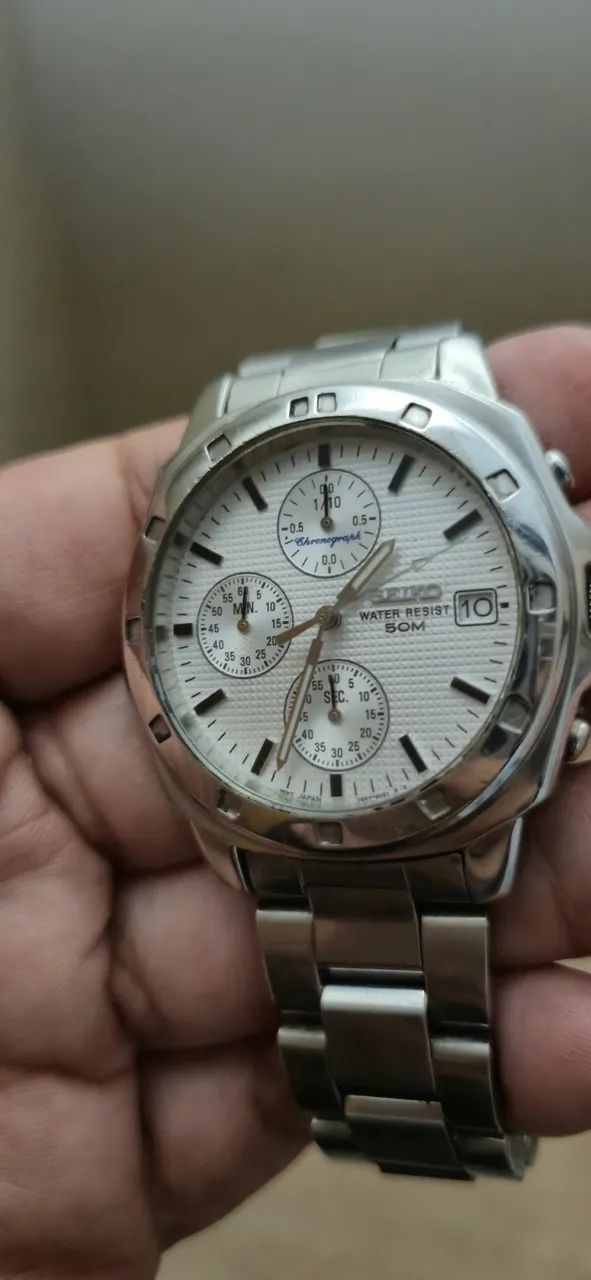 Relógio Seiko Chronograph Aço - SKS033P1