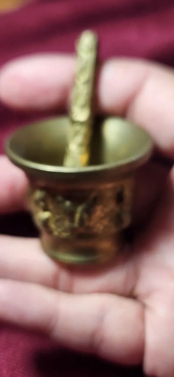 Raro mini pilão ideal para amassar temperos. - Foto 4
