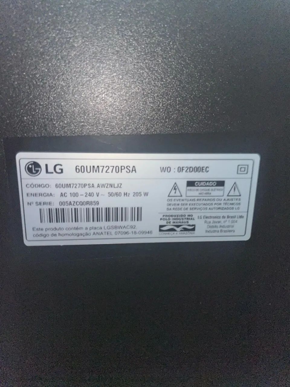 TV LG 60 polegadas  - Foto 3